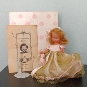 Nancy Ann Storybook Doll #90 Seasons Series Spring w/Box, Tag & more